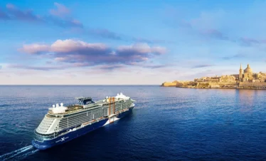 celebrity apex cruise ship heading towards europe