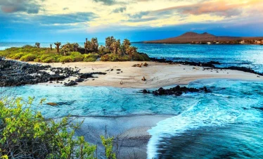 galapagos islands landscape view