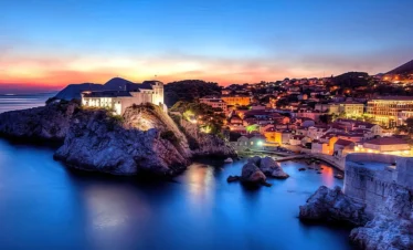 mediteranean at night